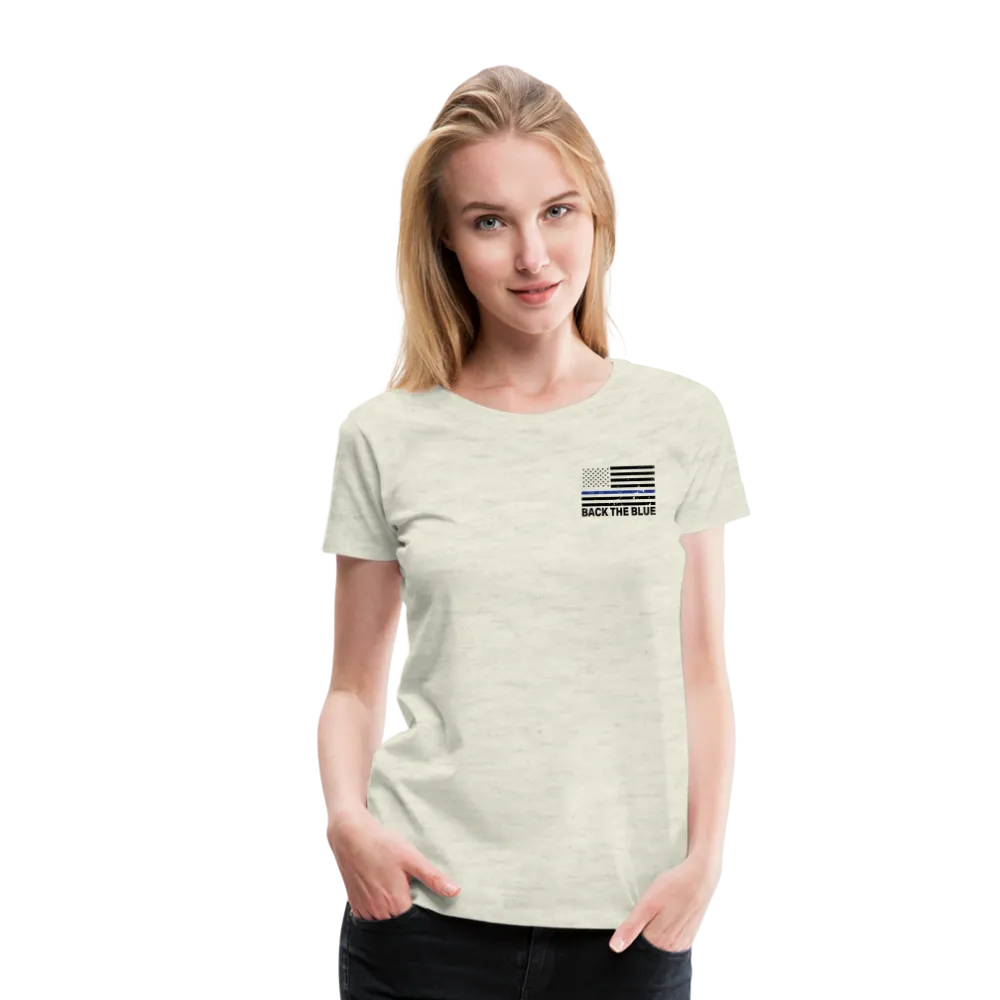My Favorite Police Officer Calls Me Mom Women’s Premium T-Shirt (CK4138) Female officer
