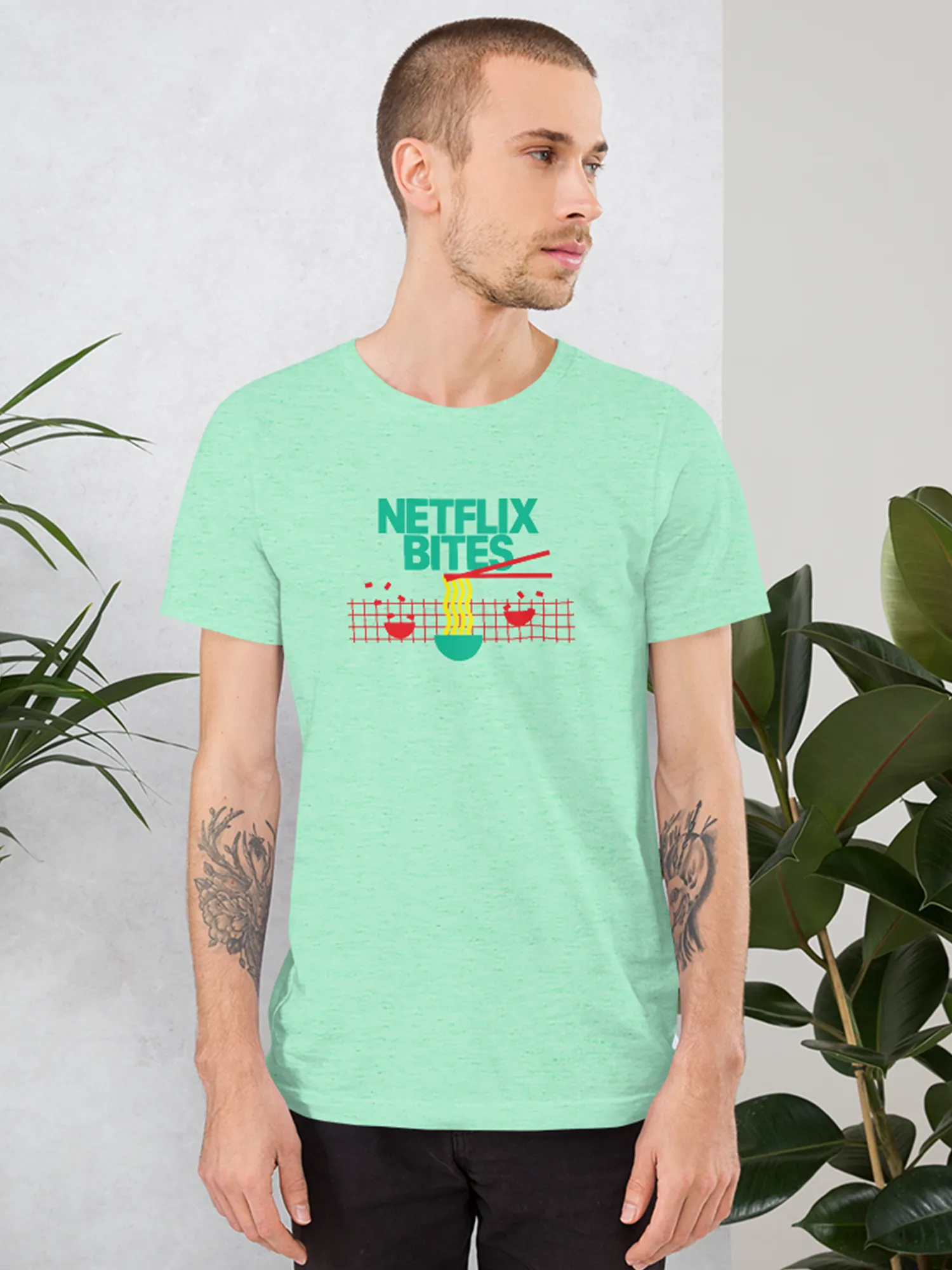 Netflix Bites Exclusive Noodles Unisex T-Shirt [Mint]