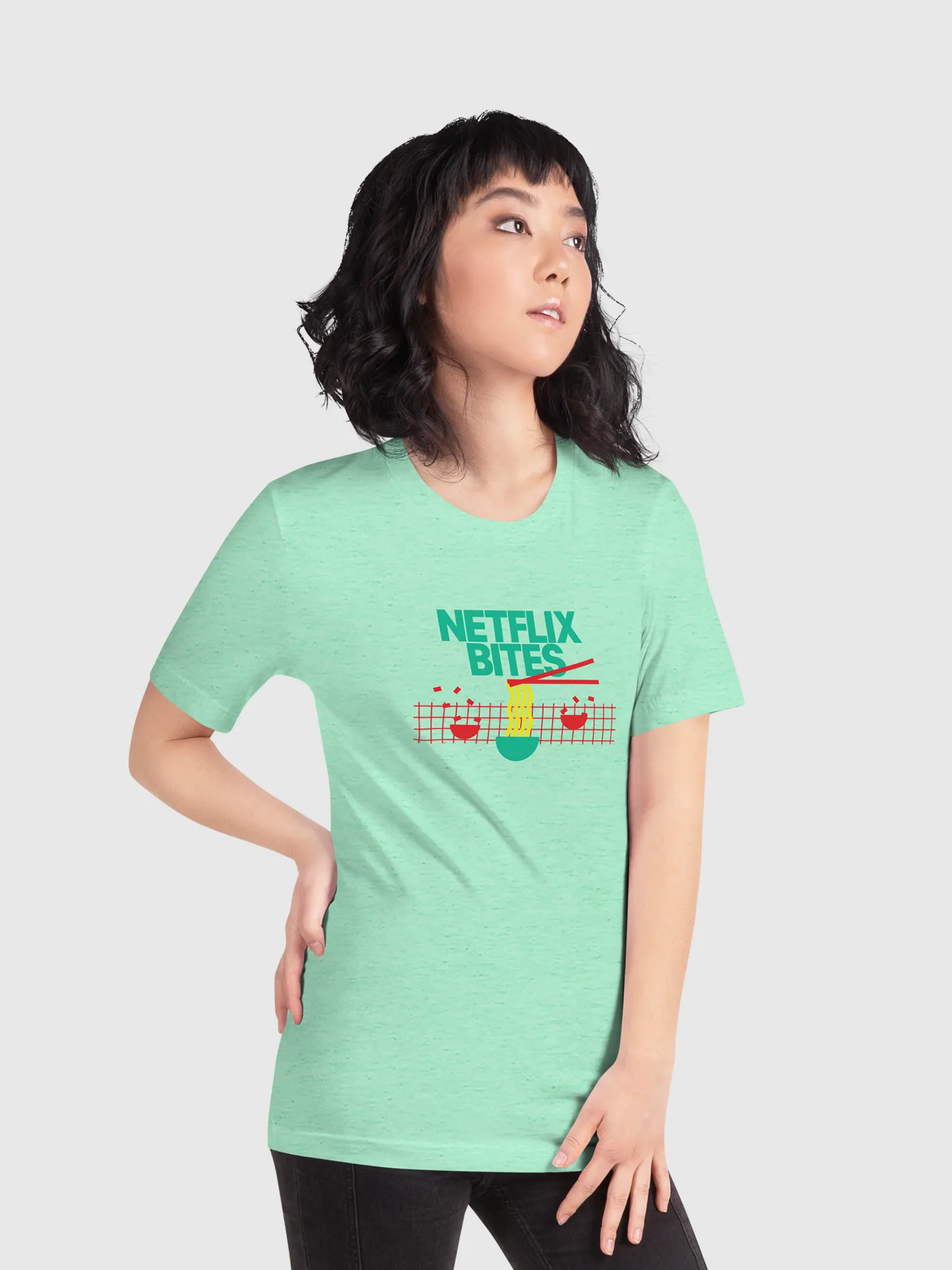 Netflix Bites Exclusive Noodles Unisex T-Shirt [Mint]