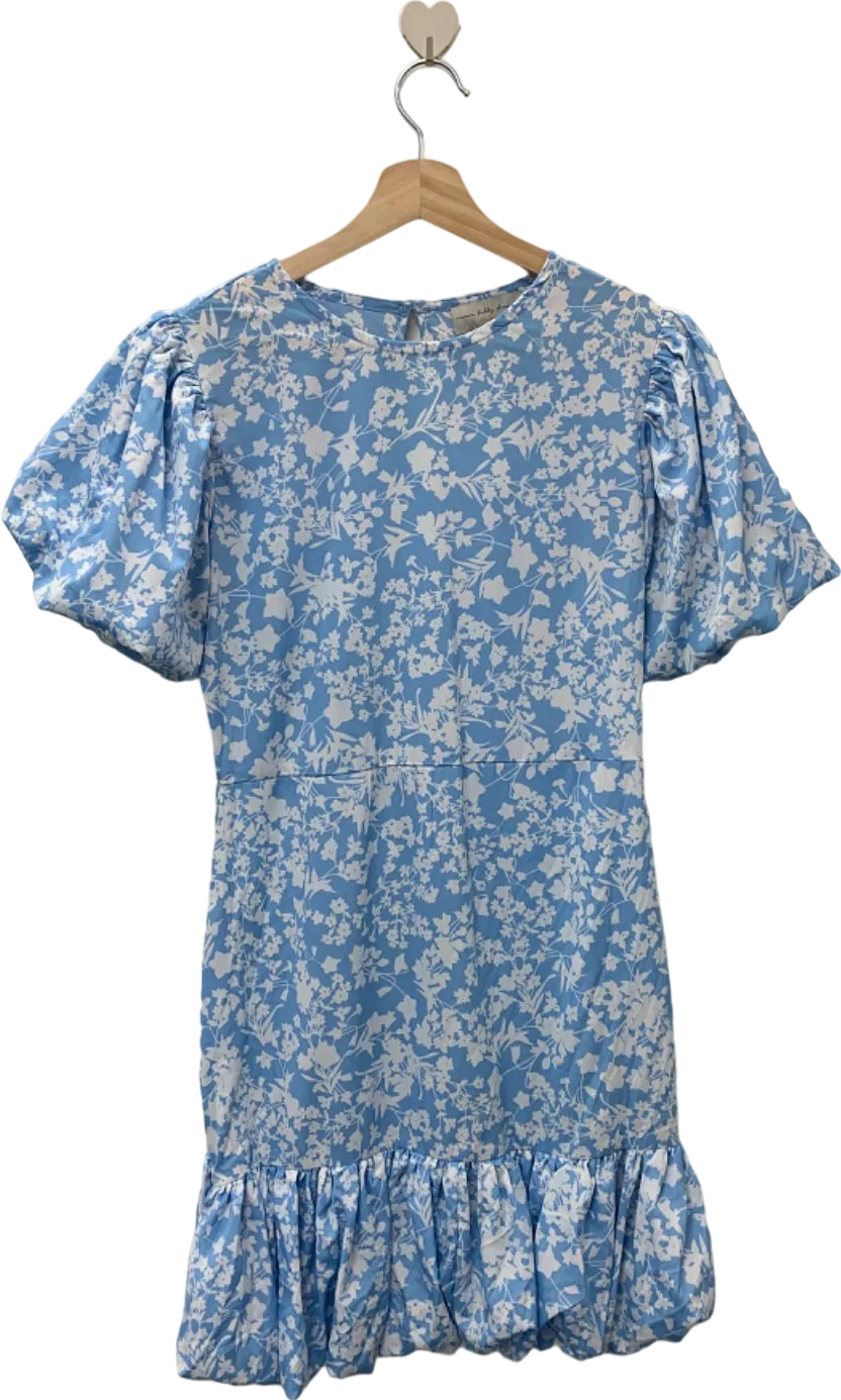 Never Fully Dressed Blue White Floral Dress UK 10