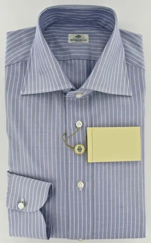 New $425 Borrelli Light Blue Shirt 16 / 41