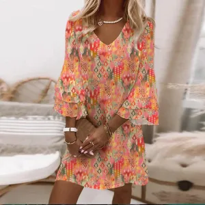 NEW Dream Dancer Tunic Flutter Dress, Sz L
