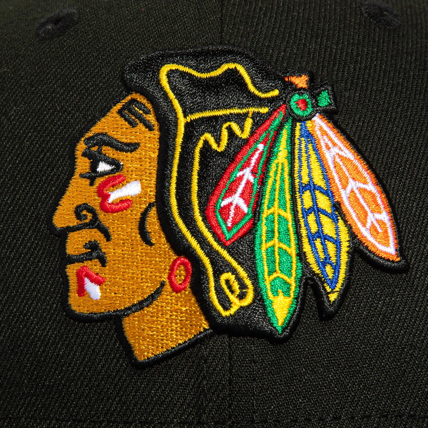 New Era 59Fifty Chicago Blackhawks OTC Hat - Black