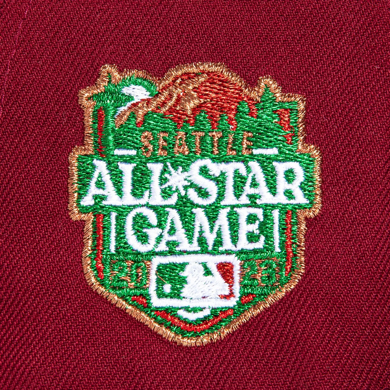 New Era 59Fifty Seattle Mariners 2023 All Star Game Patch Word Hat -  Cardinal, Black, Green, Gold