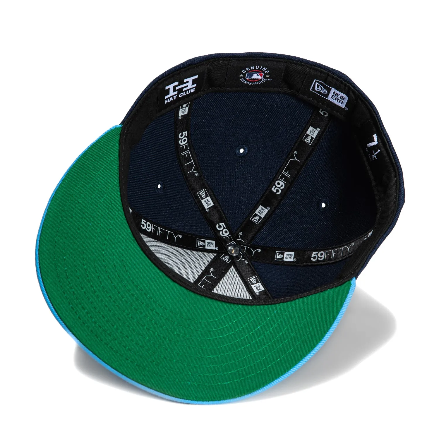 New Era 59Fifty Texas Rangers 2024 All Star Game Patch Hat - Navy, Light Blue, Red, Metallic Silver