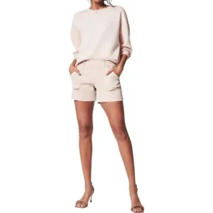 NEW SPANX twill shorts in pale pink