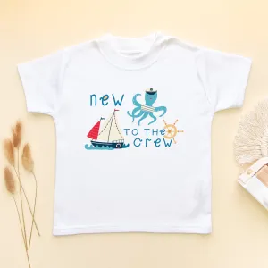 New To The Crew Sailboat T Shirt
