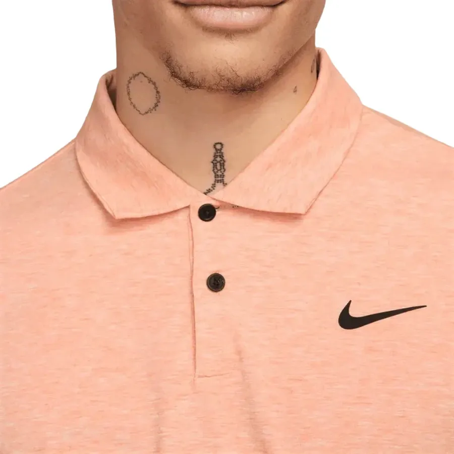 Nike Dri-FIT Tour Men's Solid Heather Golf Polo - Course/Event Logo