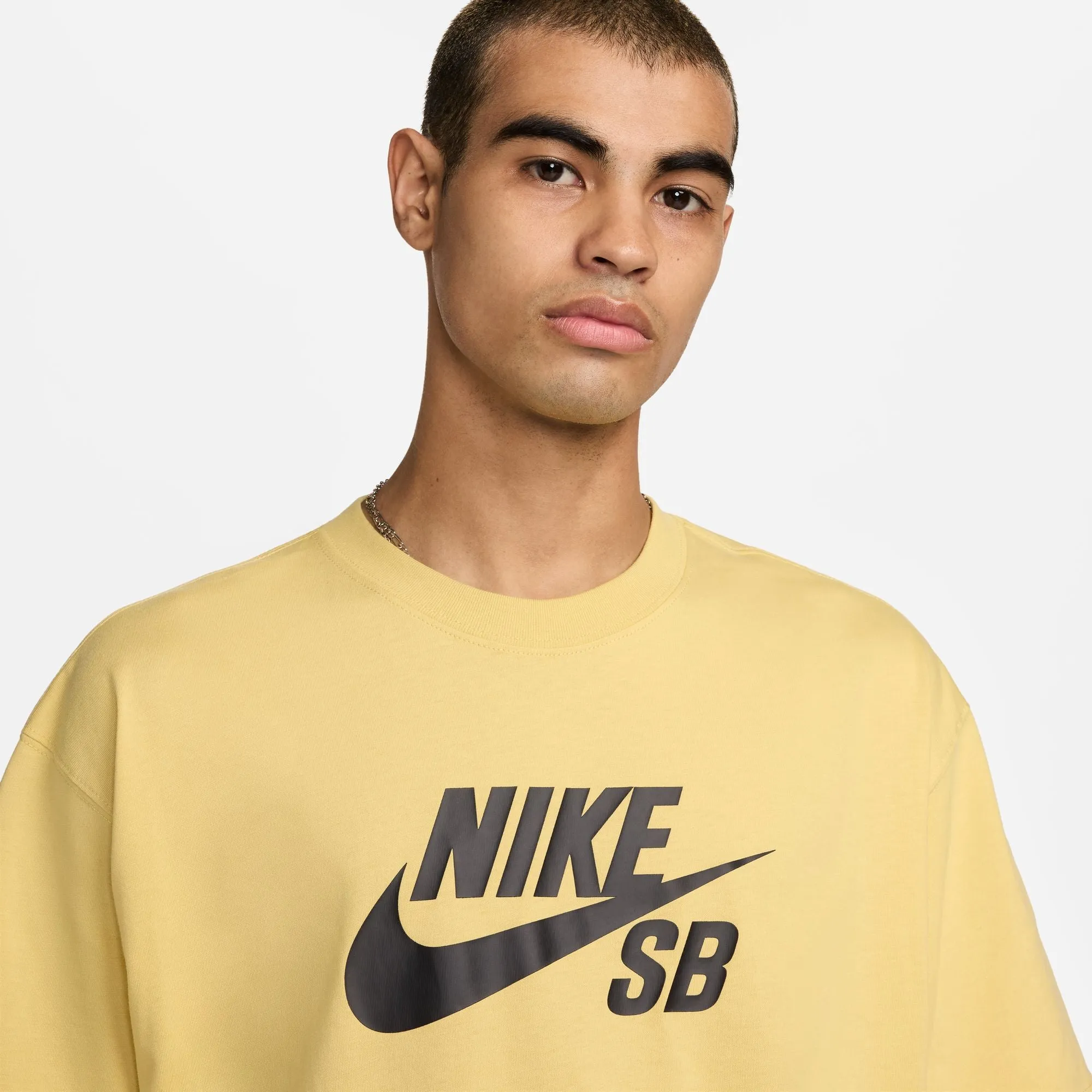 Nike SB Large Icon Logo T-shirt - Saturn Gold