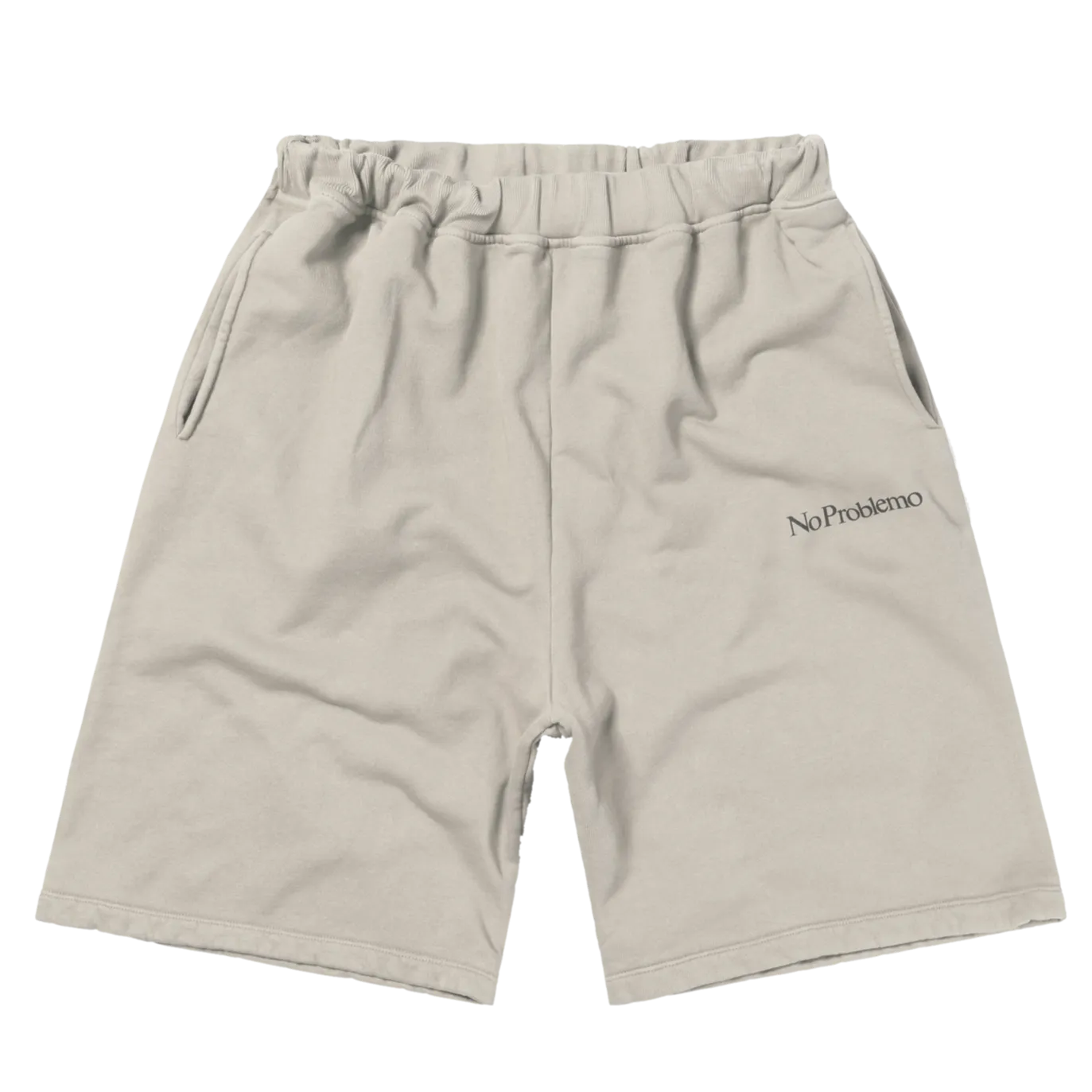 No Problemo Mini Problemo Sweat Short Ecru