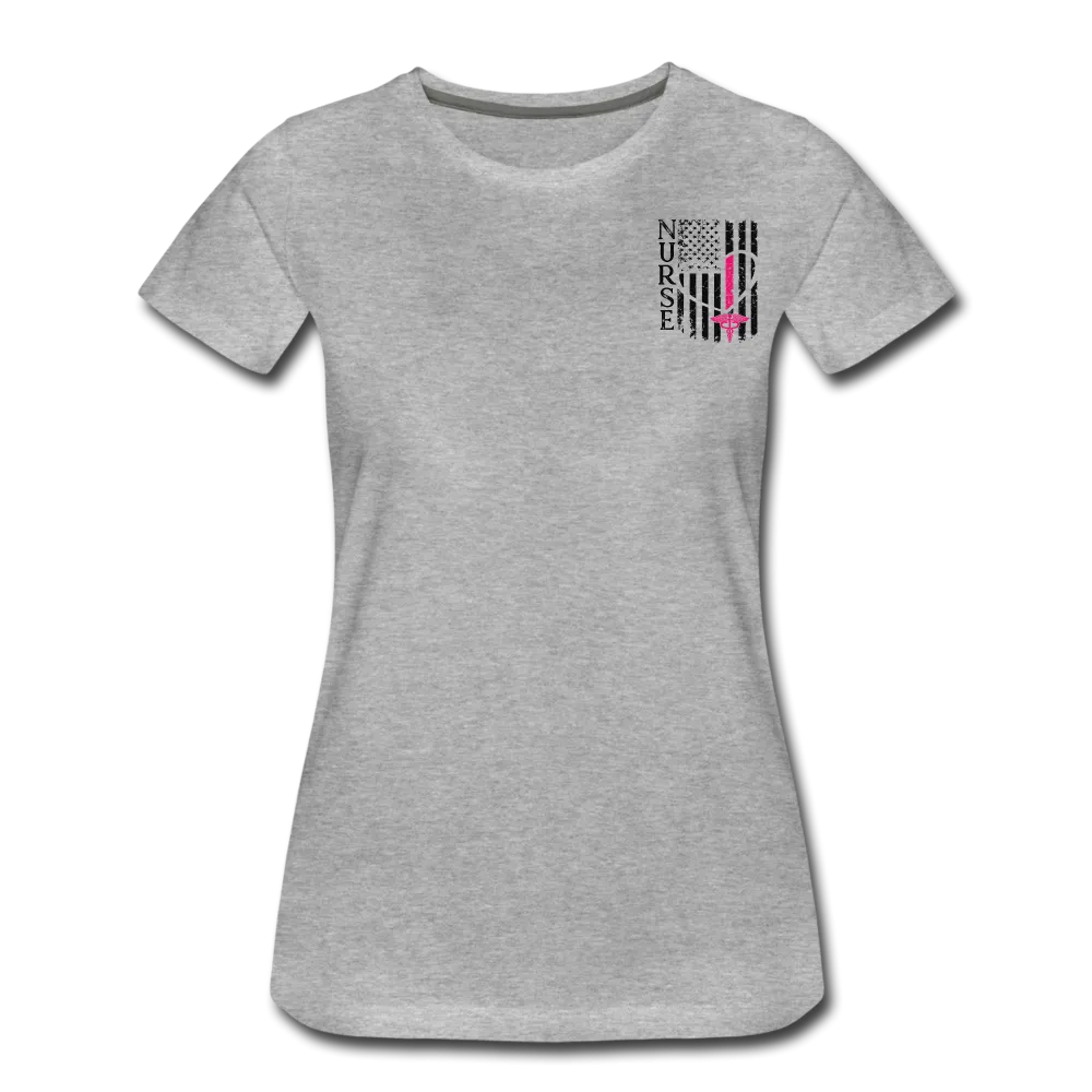 Nurse Flag Women’s Premium T-Shirt (CK1213) Updated