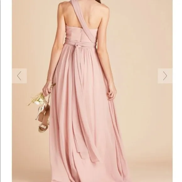 NWT Birdy Grey Grace Convertible Dress in Rose Quartz, Size Medium
