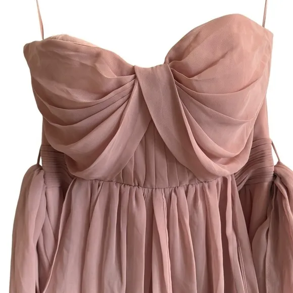 NWT Birdy Grey Grace Convertible Dress in Rose Quartz, Size Medium