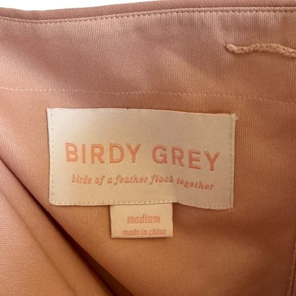 NWT Birdy Grey Grace Convertible Dress in Rose Quartz, Size Medium