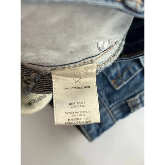 NWT Women’s Unpublished  Jessa-Boyish Denim Jean Short Size 31 #334