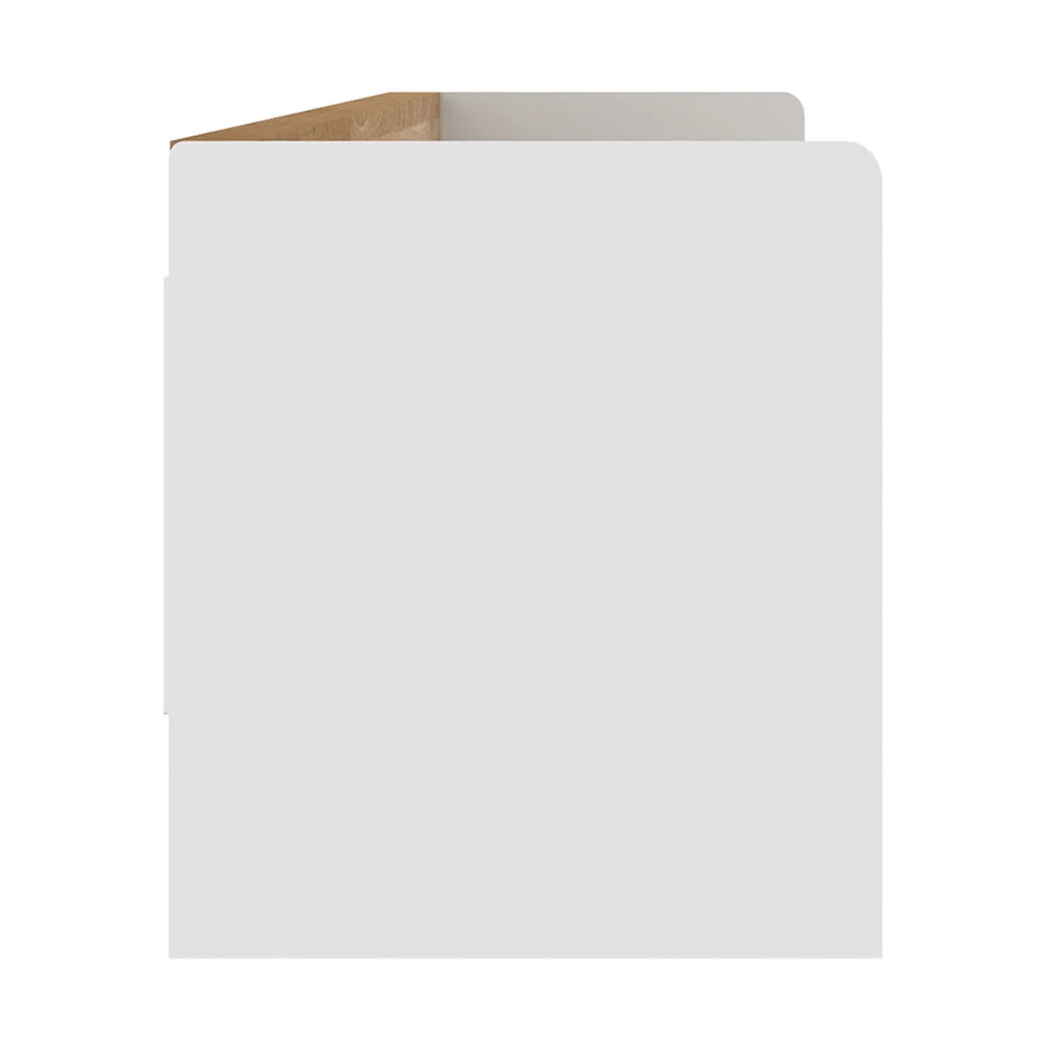 Oak U Shelf - White - M/L