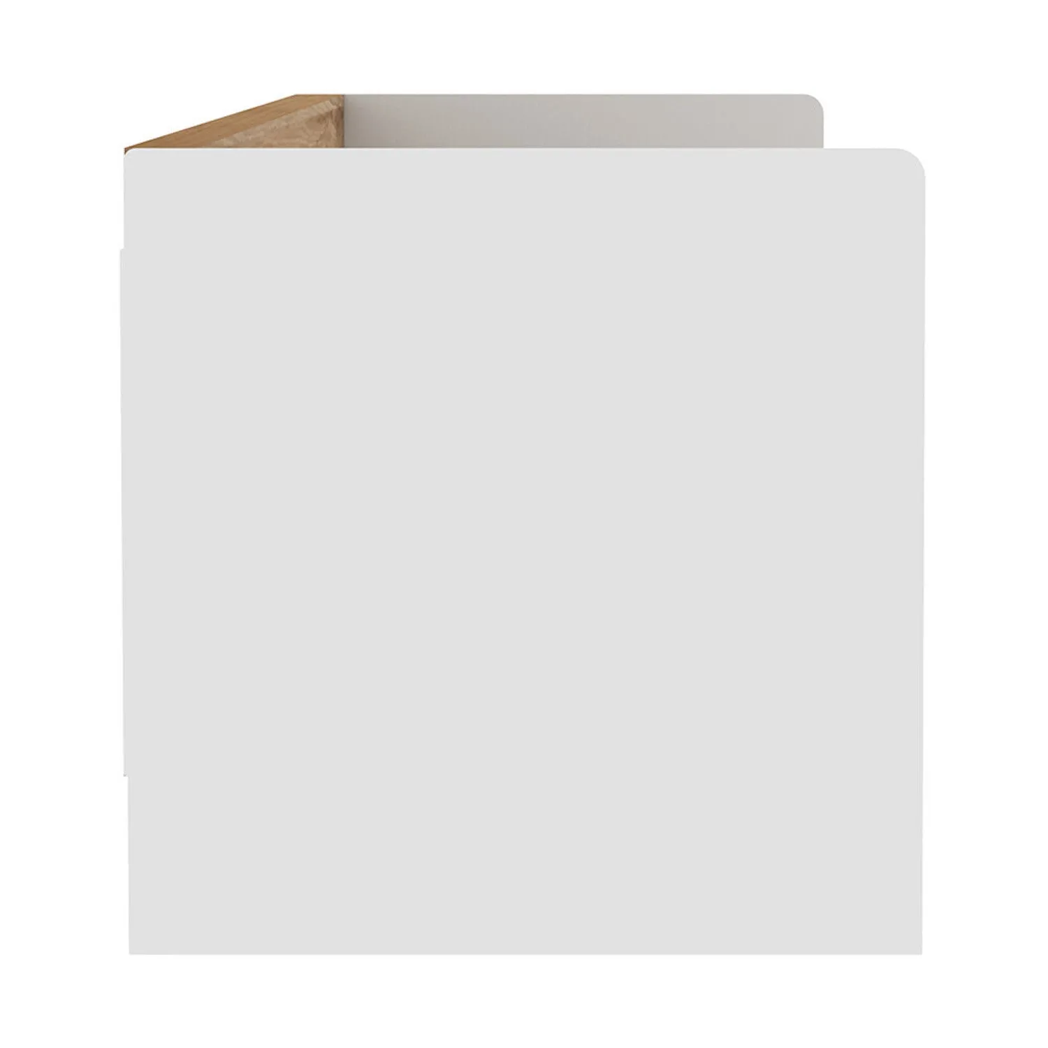 Oak U Shelf - White - M/L