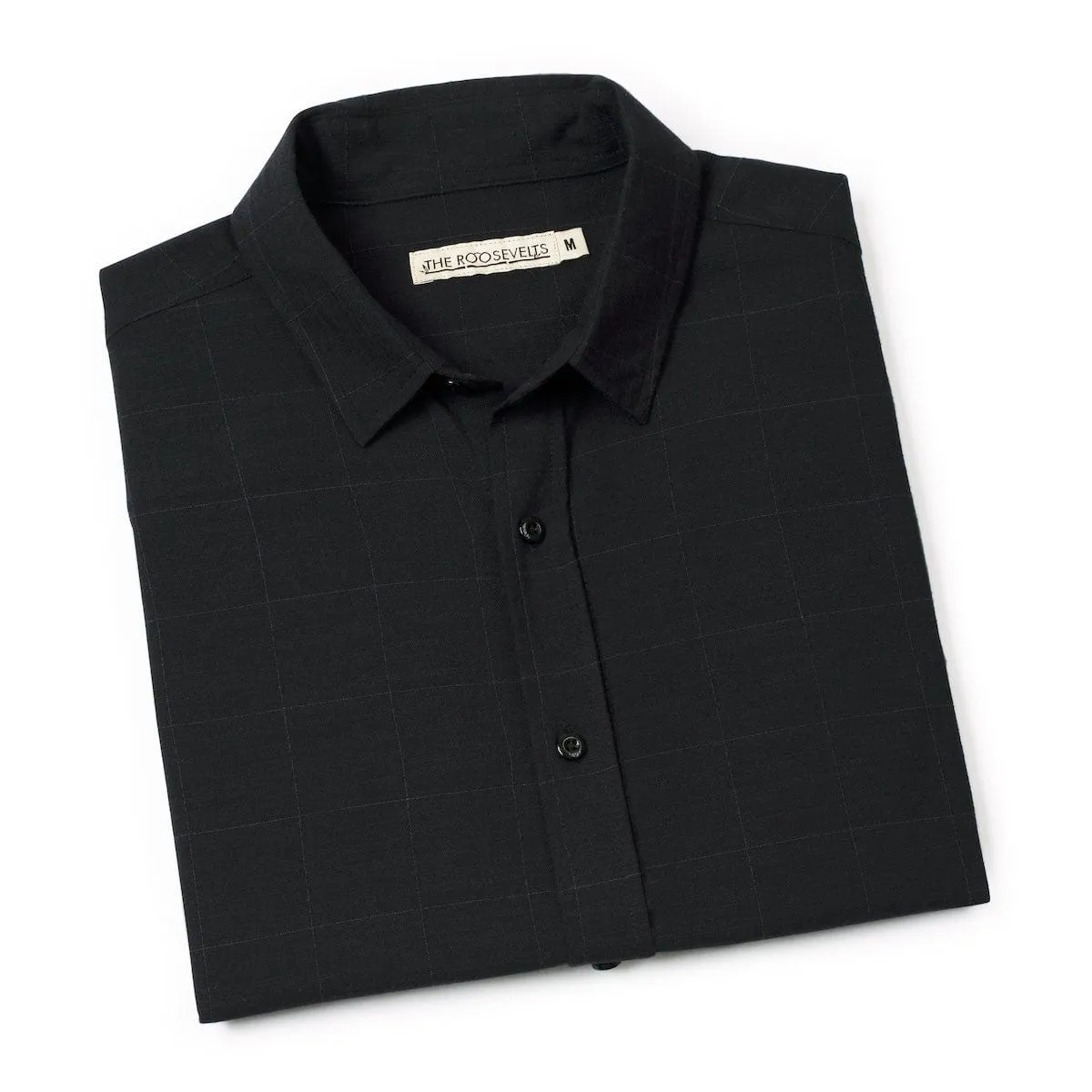 Obsidian Black – Bamboo Short Sleeve Shirt