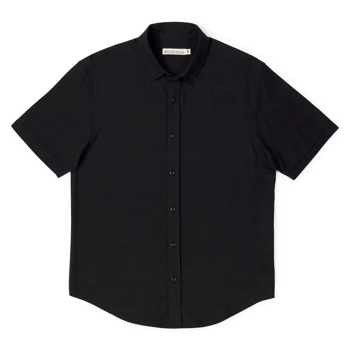 Obsidian Black – Bamboo Short Sleeve Shirt