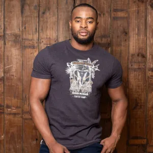 Okavango Gin Crew Tee - Gravel