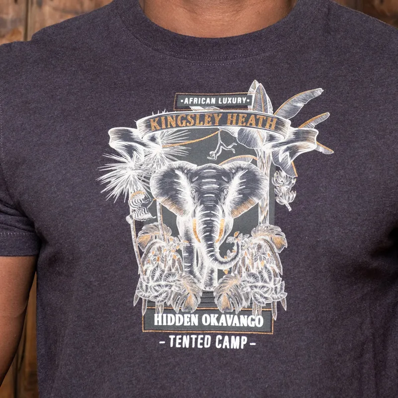 Okavango Gin Crew Tee - Gravel