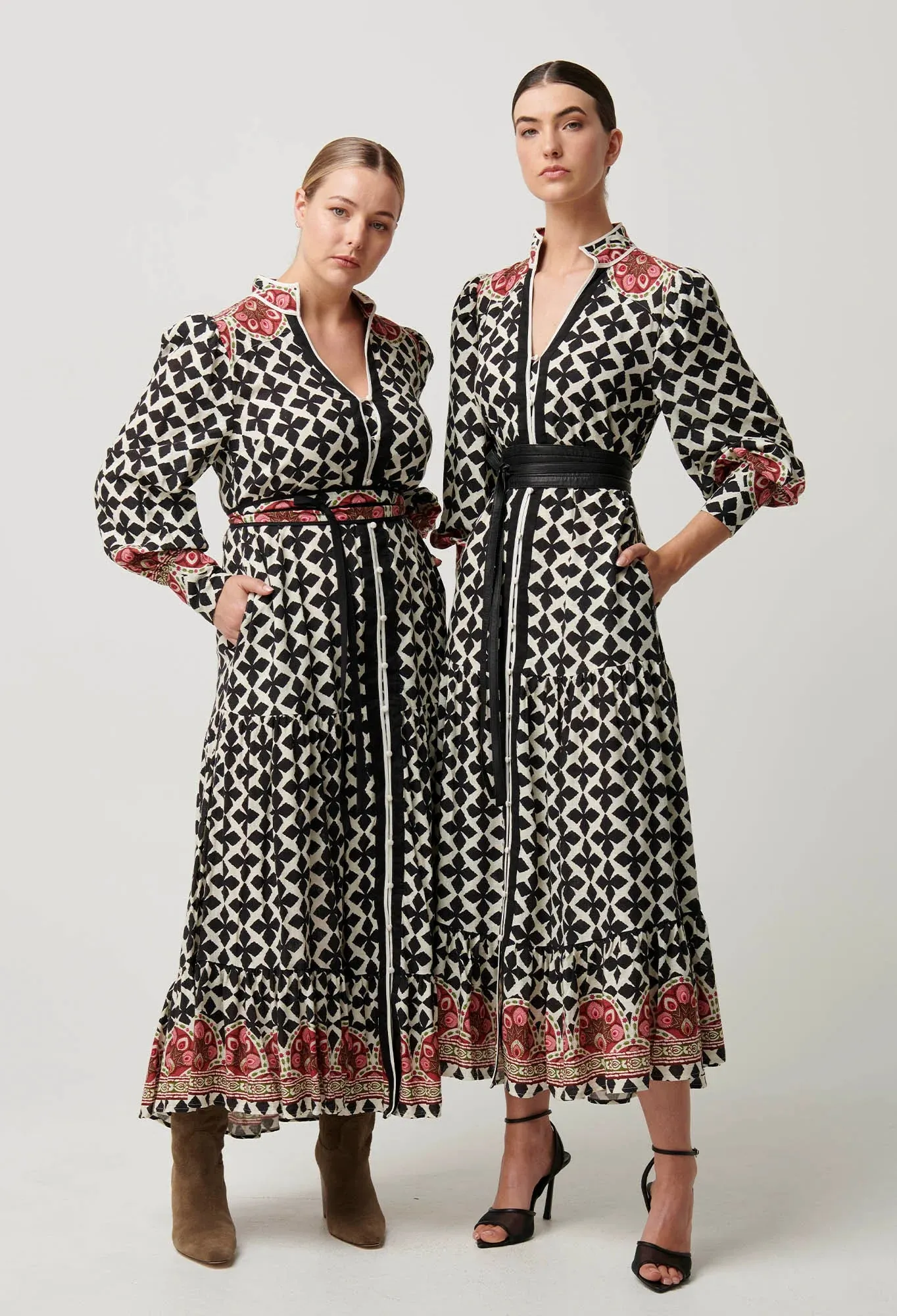 Once Was - Marielle Linen Viscose Maxi Dress