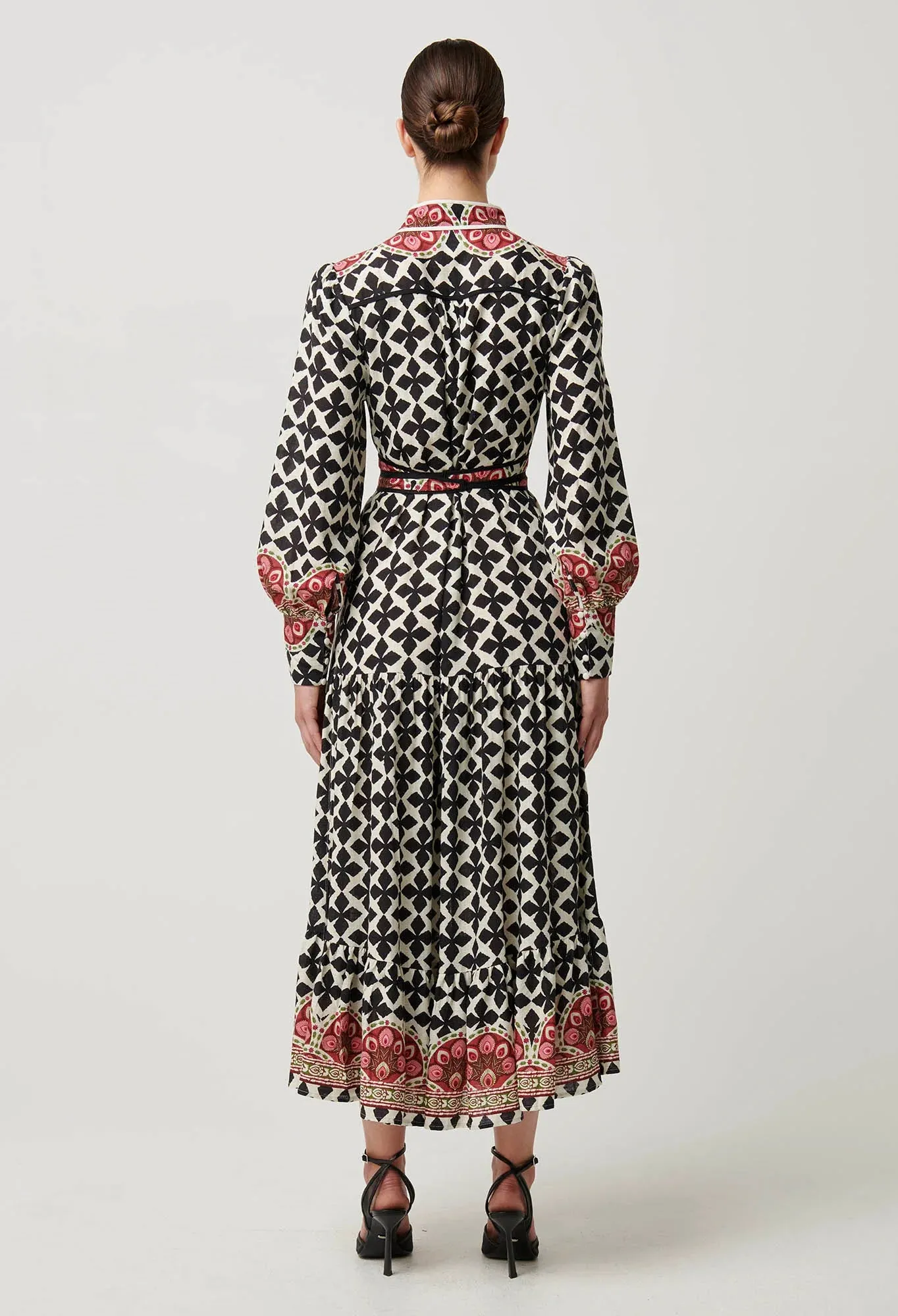 Once Was - Marielle Linen Viscose Maxi Dress