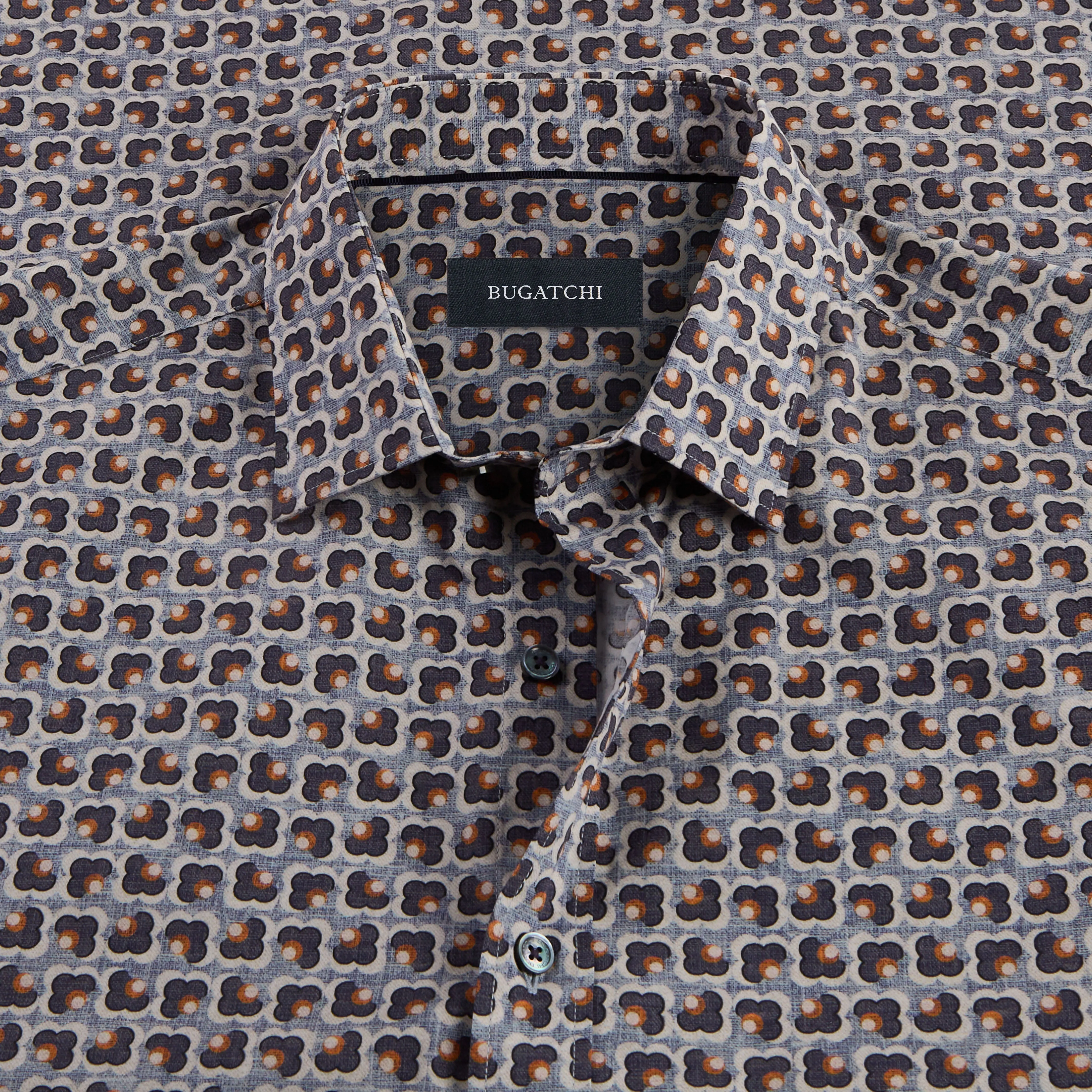 Orson Retro Abstract Short Sleeve Shirt