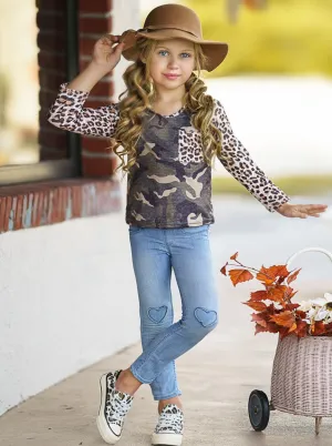 Out In The Wild Long Sleeved Raglan Top