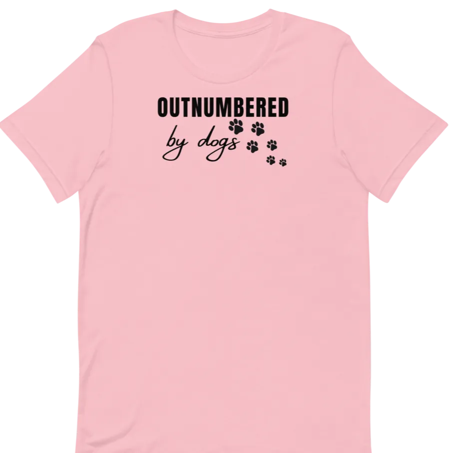 Outnumbered by Dogs T-Shirts - Light