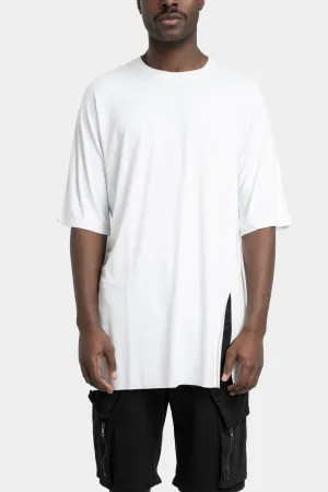Oversized bamboo jersey T-Shirt, White