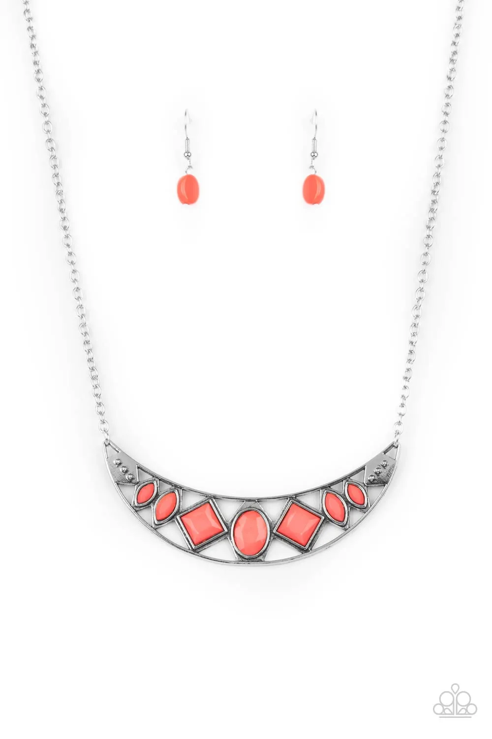 Paparazzi - Emblazoned Era - Pink Necklace
