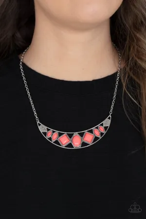 Paparazzi - Emblazoned Era - Pink Necklace