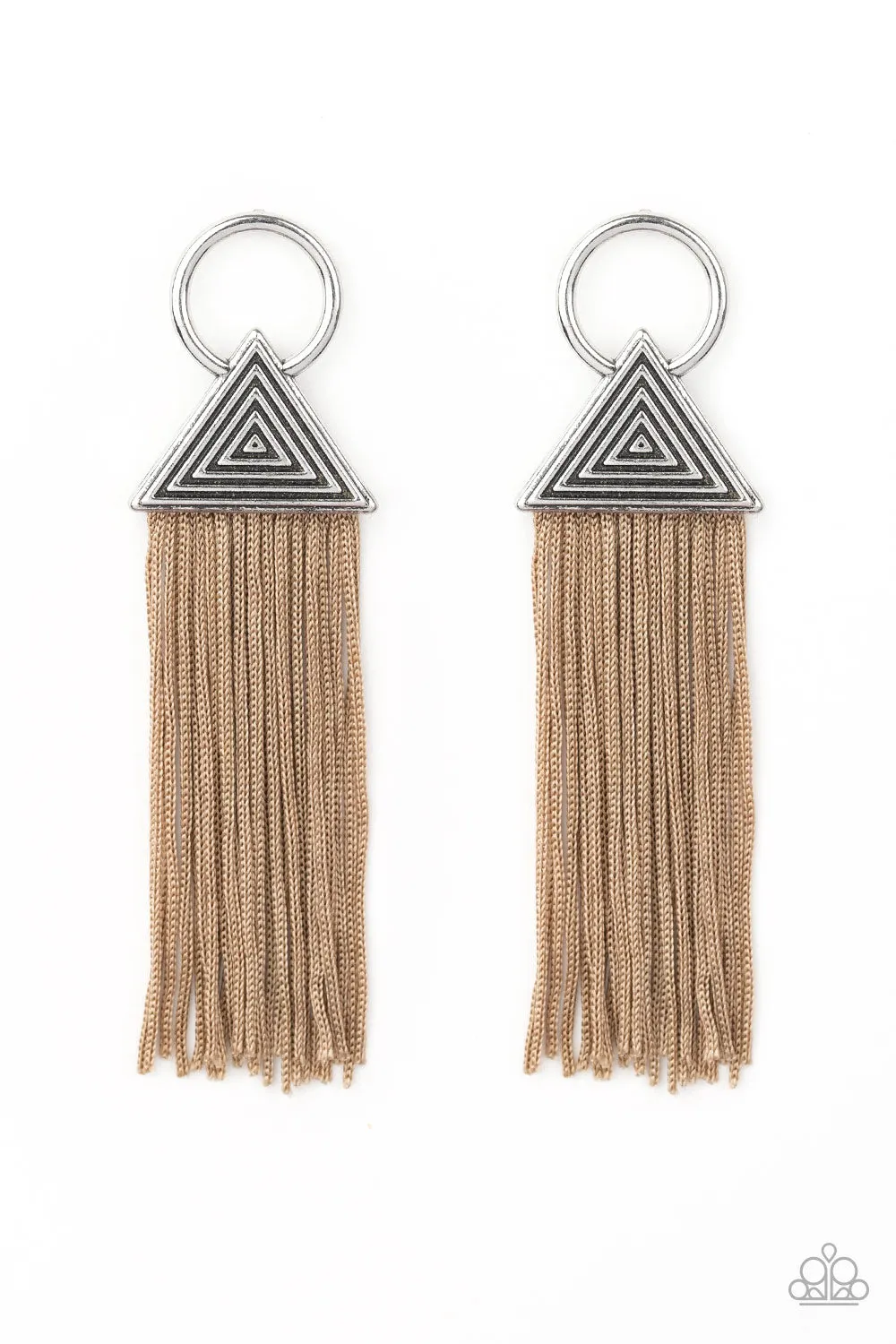 Paparazzi OH My Giza Earrings Brown