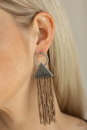 Paparazzi OH My Giza Earrings Brown
