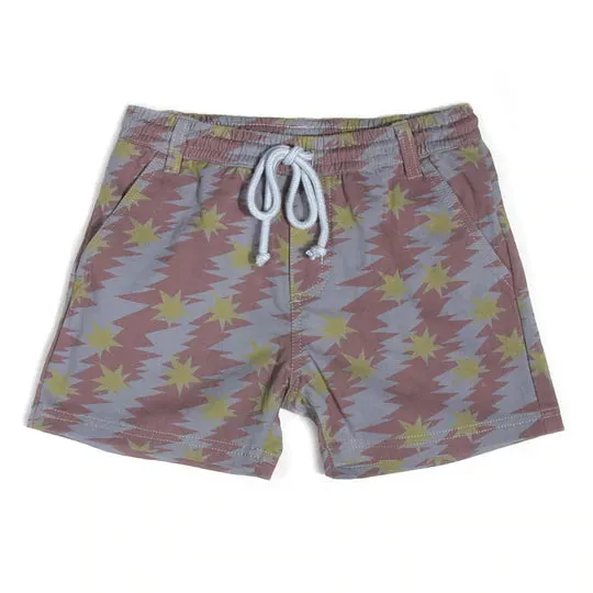 Paper Wings | Golden Flare Shorts