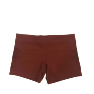 Patagonia Vintage Red Embroidered Compression Shorts Spandex