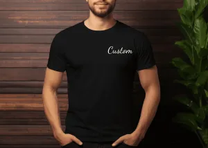 Personalized Custom T Shirt Hight Quality Perfect Gift For Holiday Christmas Wedding Special Day