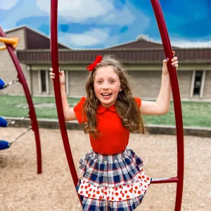 Peterpan collar shirts (Red, White, Navy)