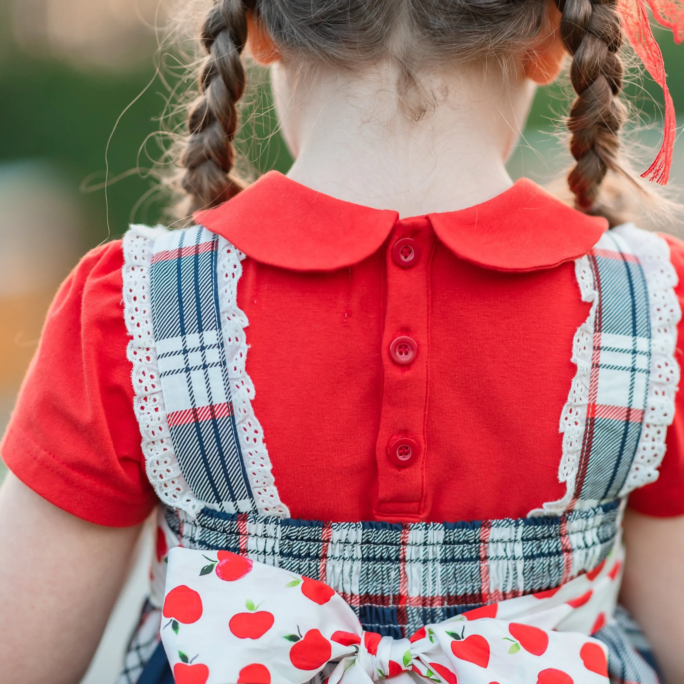 Peterpan collar shirts (Red, White, Navy)