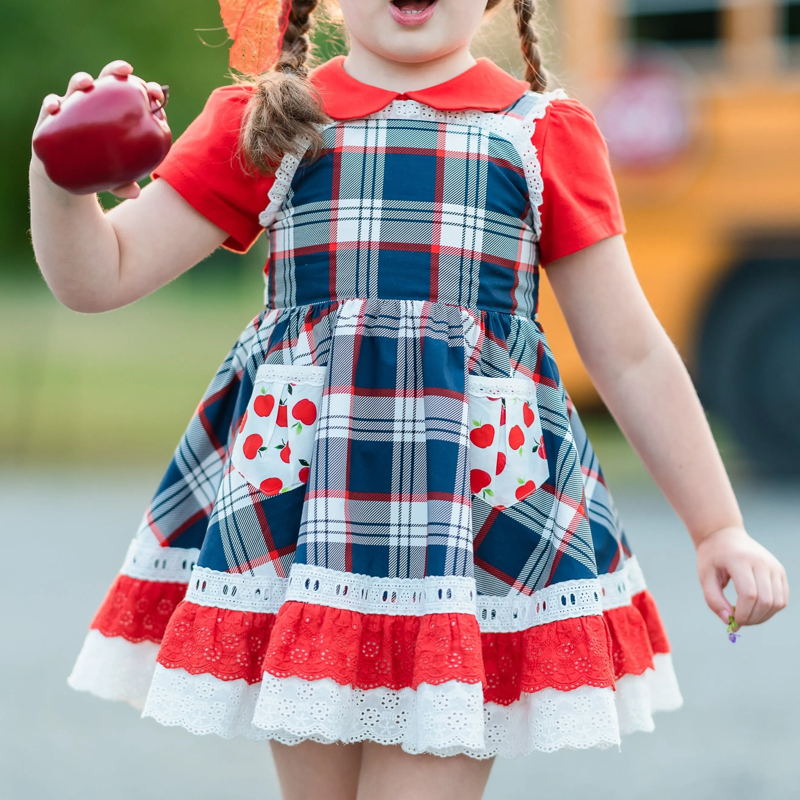Peterpan collar shirts (Red, White, Navy)