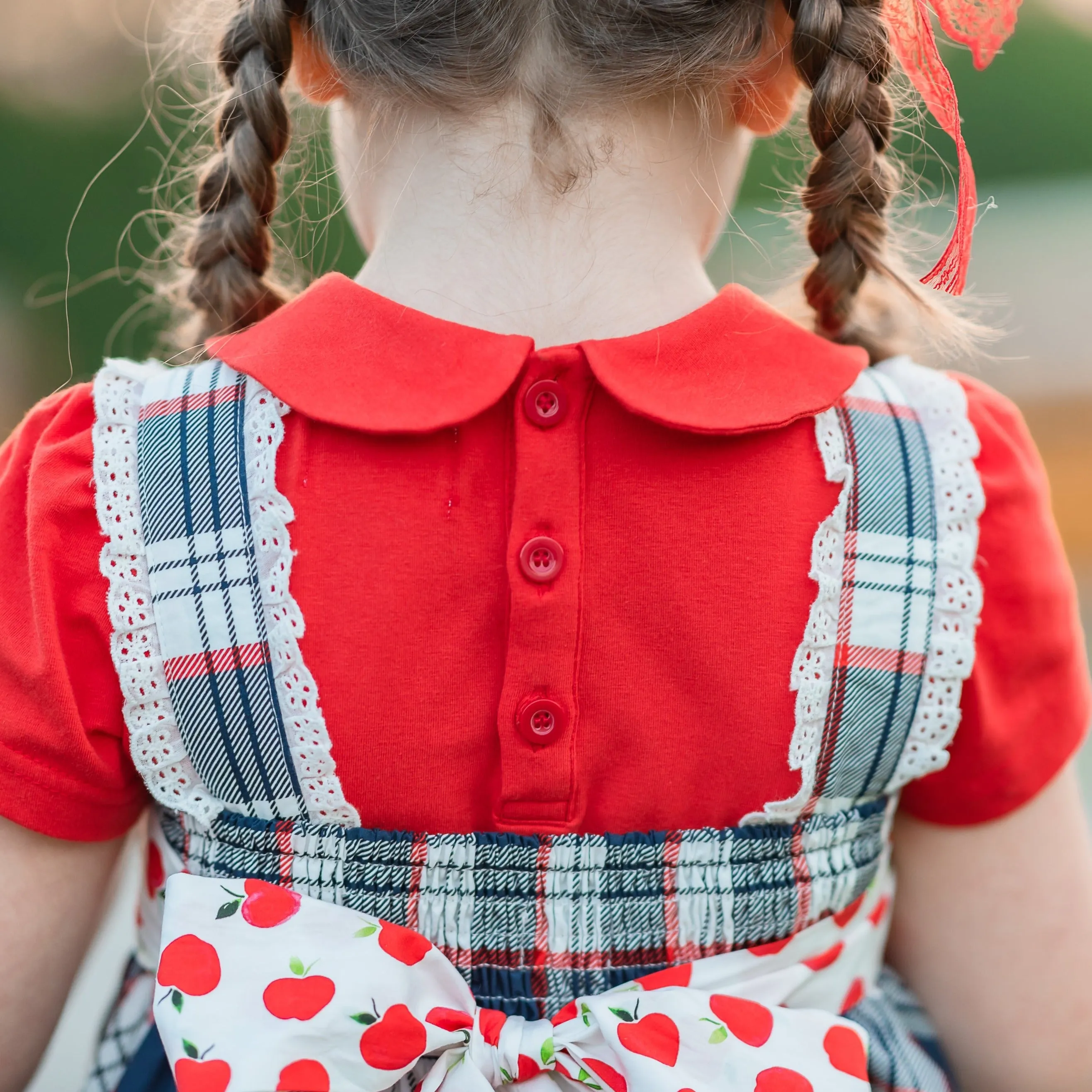 Peterpan collar shirts (Red, White, Navy)
