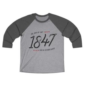 Pioneer Day July 24th 1847 Baseball Tee