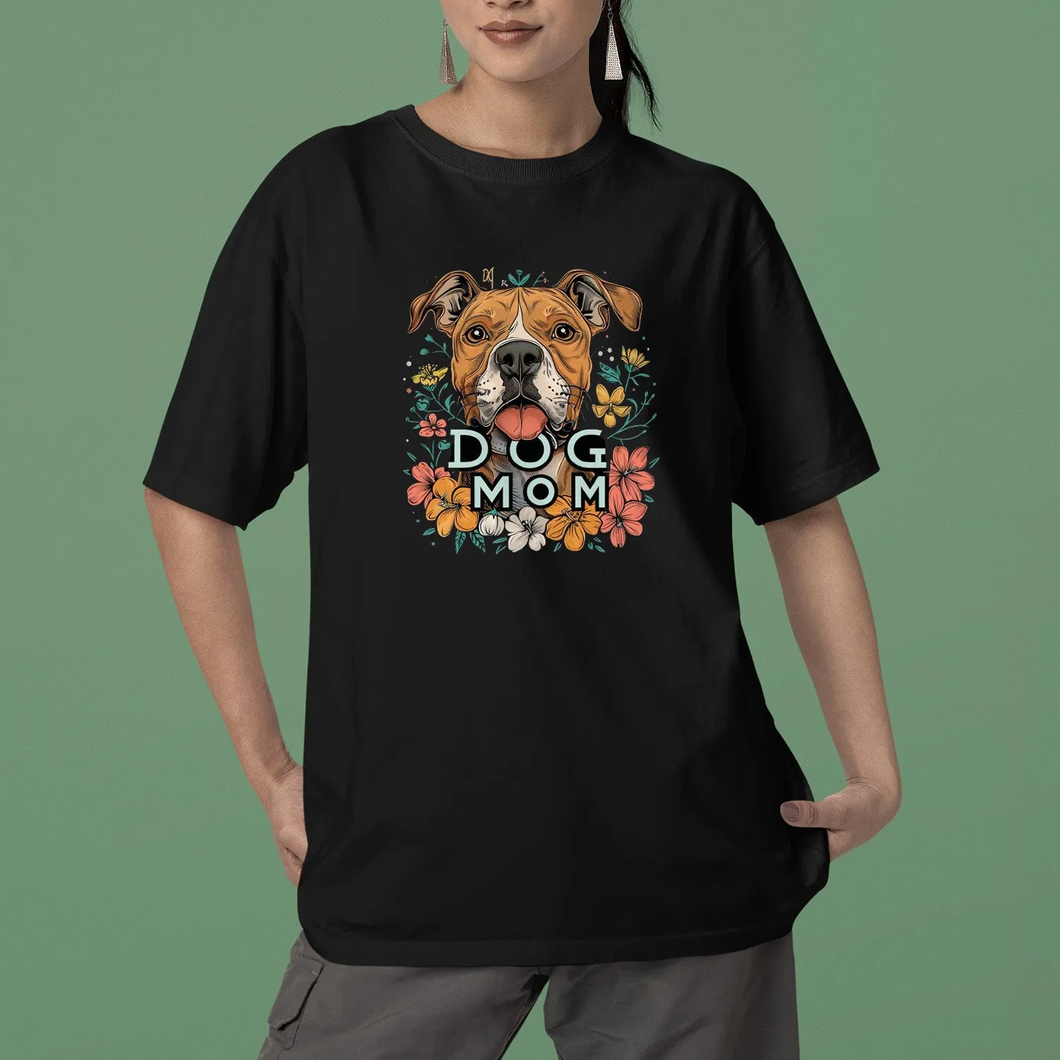 Pit Pull Dog T-shirt, Pet Lover Shirt, Dog Lover Shirt, Dog Mom T-Shirt, Dog Owner Shirt, Gift For Dog Mom, Funny Dog Shirts, Women Dog T-Shirt, Mother's Day Gift, Dog Lover Wife Gifts, Dog Shirt
