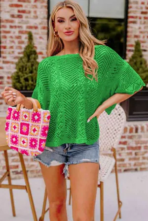 POINT OF GRACE SWEATER (vivid green)
