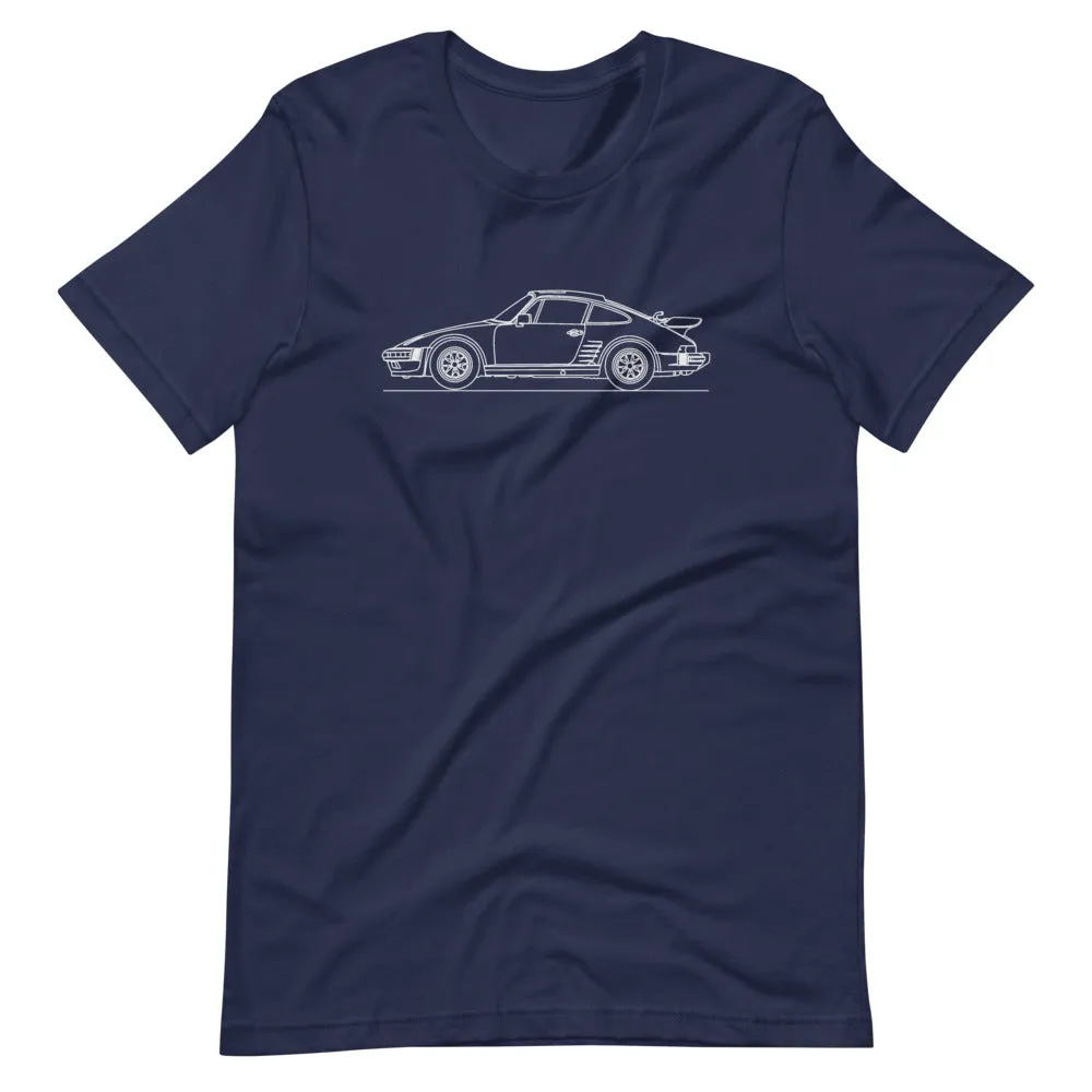 Porsche 911 930 Turbo Slantnose silhouette T-shirt
