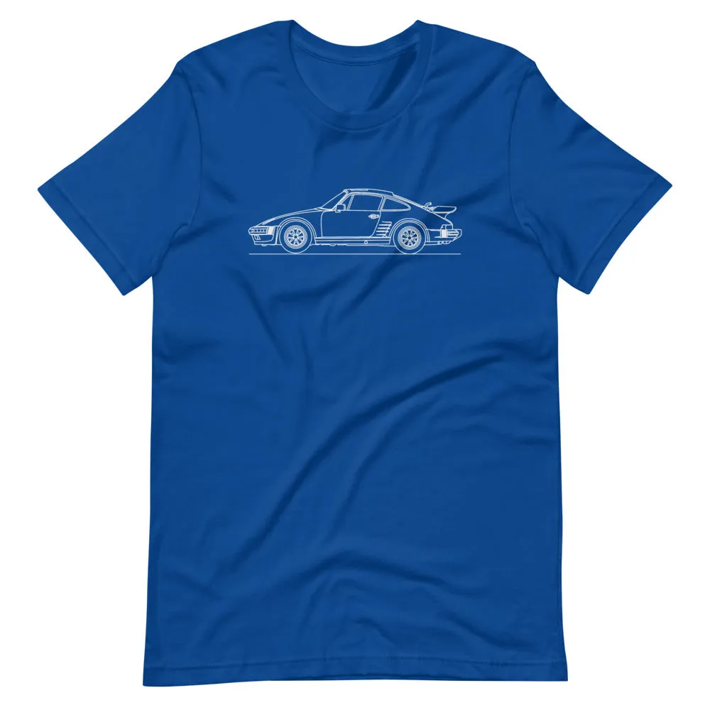 Porsche 911 930 Turbo Slantnose silhouette T-shirt