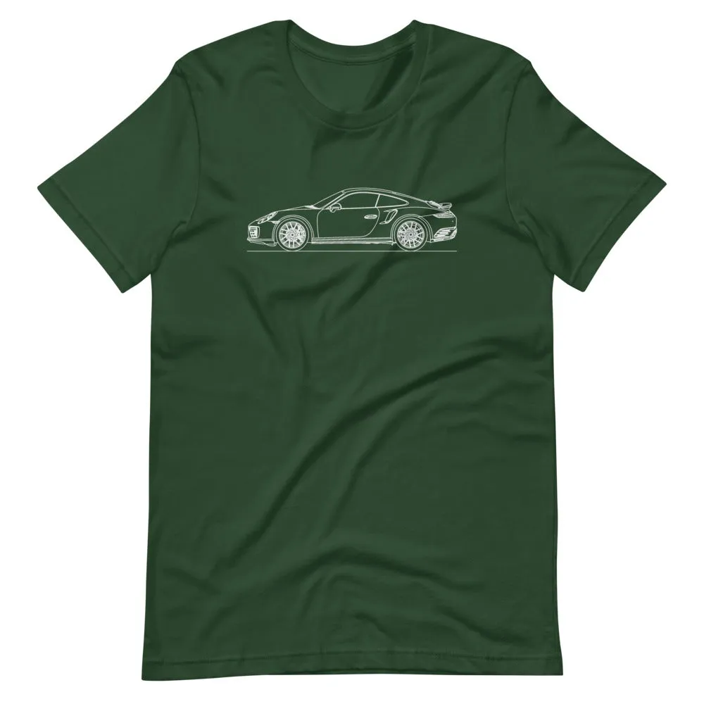 Porsche 911 991.1 Turbo silhouette T-shirt