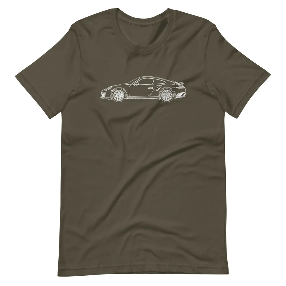 Porsche 911 991.1 Turbo silhouette T-shirt