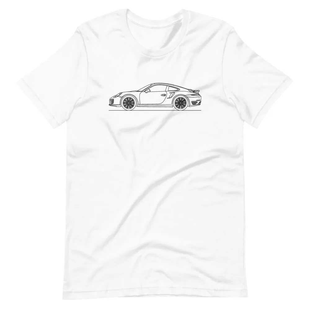Porsche 911 991.1 Turbo silhouette T-shirt